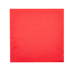 Image SERVIETTES ECOLABEL 2 PLIS  18 G/M2 39x39 CM ROUGE OUATE (1600 UNITÉ) #1