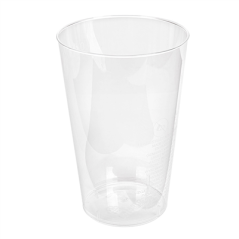 Image VERRES INJECTÉS 300 ML Ø 7,8/5,6x11,8 CM TRANSPARENT PS (500 UNITÉ) #1