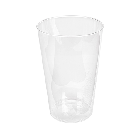 Image VERRES INJECTÉS 300 ML Ø 7,8/5,6x11,8 CM TRANSPARENT PS (500 UNITÉ) #1