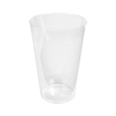 Image VERRES INJECTÉS 400 ML Ø 8,5/6x13 CM TRANSPARENT PS (500 UNITÉ) #1