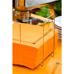 DISTRIBUTEUR SERVIETTES  18x18x19,4 CM ARGENTE INOX (1 UNITÉ)