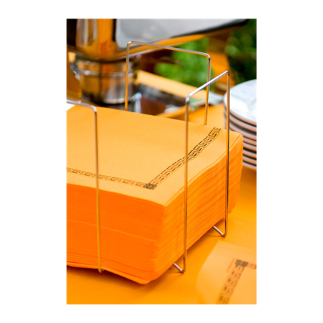 DISTRIBUTEUR SERVIETTES  18x18x19,4 CM ARGENTE INOX (1 UNITÉ)