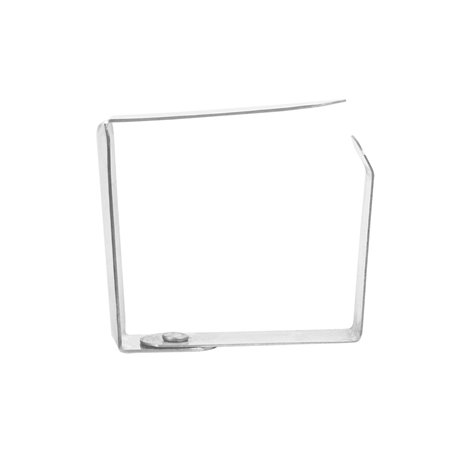 PINCES POUR FIXATION NAPPES  4,7x4x1,2 CM METAL ACIER (144 UNITÉ)