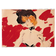 Image SETS DE TABLE OFFSET 'ART NOUVEAU' 70 G/M2 31x43 CM QUADRICHROMIE PAPIER (2000 UNITÉ) #1