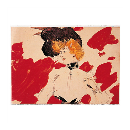 Image SETS DE TABLE OFFSET 'ART NOUVEAU' 70 G/M2 31x43 CM QUADRICHROMIE PAPIER (2000 UNITÉ) #1