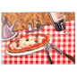 Image SETS DE TABLE OFFSET 'PIZZA' 70 G/M2 31x43 CM QUADRICHROMIE PAPIER (2000 UNITÉ) #1