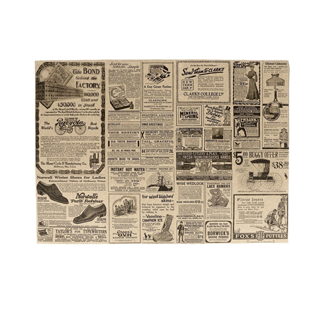 Image SETS DE TABLE - RECYCLÉS 'TIMES' 48 G/M2 31x43 CM NATUREL PAPIER (2000 UNITÉ) #1