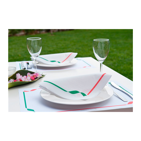 SETS DE TABLE 'TRATTORIA' 48 G/M2 31x43 CM BLANC CELLULOSE (2000 UNITÉ)