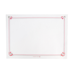 Image SETS DE TABLE BORDEAUX & GRIS 'MAXIM' 48 G/M2 31x43 CM BLANC CELLULOSE (2000 UNITÉ) #1