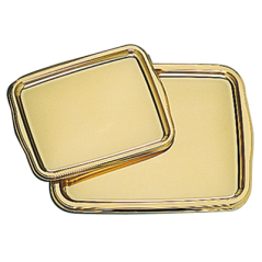 Image PLATEAUX DE LUXE 'LUNCH'  25x35 CM ARGENTE PET (10 UNITÉ) #3