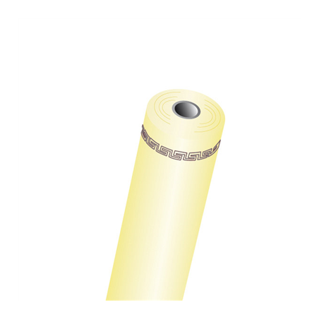 Image NAPPES EN ROULEAU  60 G/M2 1,18x40 M JAUNE VIF AIRLAID (1 UNITÉ) #1