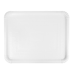PLATEAUX PÂTISSERIE - MOYENS 1270 G/M2 40x50 CM BLANC CARTON (25 UNITÉ)