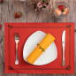 Image SETS DE TABLE  48 G/M2 31x43 CM ROUGE CELLULOSE (2000 UNITÉ) #3