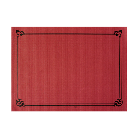 Image SETS DE TABLE  48 G/M2 31x43 CM BORDEAUX CELLULOSE (2000 UNITÉ) #1