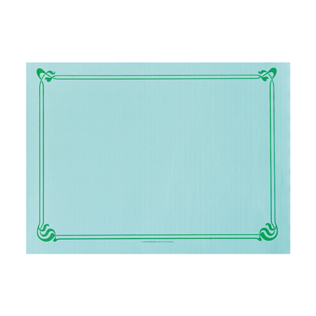 Image SETS DE TABLE  48 G/M2 31x43 CM VERT D'EAU CELLULOSE (2000 UNITÉ) #1