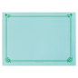 Image SETS DE TABLE  48 G/M2 31x43 CM VERT D'EAU CELLULOSE (2000 UNITÉ) #1