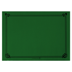 Image SETS DE TABLE 48 G/M2 31x43 CM VERT JAGUAR CELLULOSE (2000 UNITÉ) #1