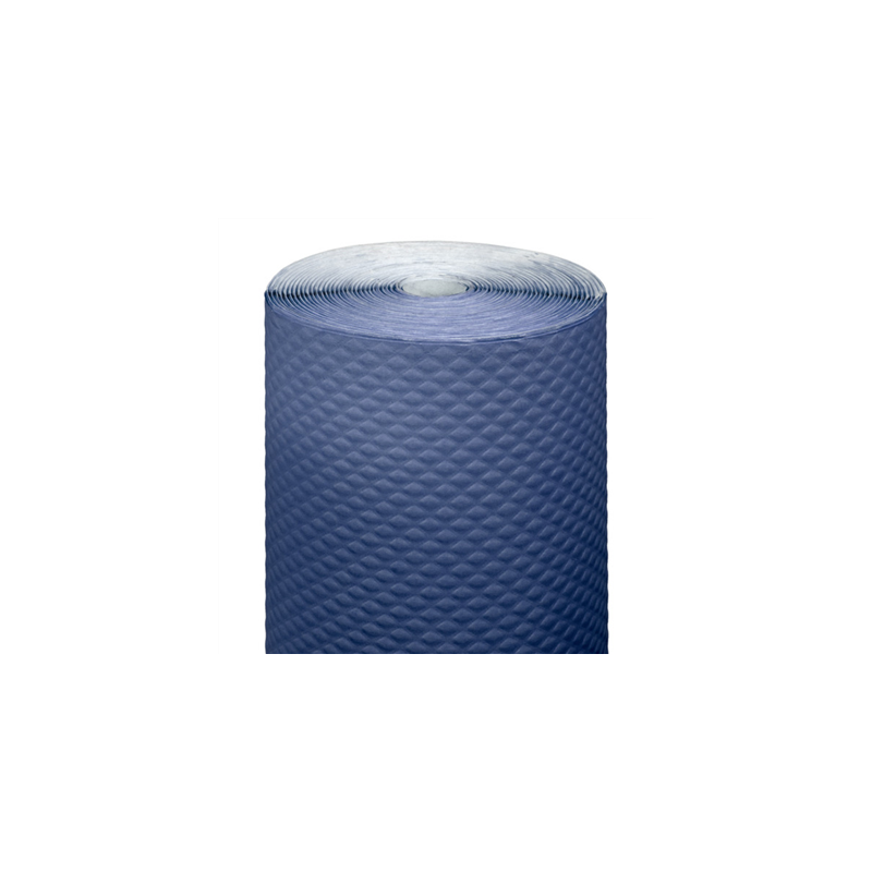 NAPPE EN ROULEAU  48 G/M2 1,20x100 M BLEU MARINE CELLULOSE (4 UNITÉ)