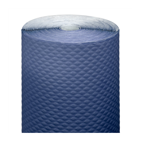 Image NAPPE EN ROULEAU  48 G/M2 1,20x100 M BLEU MARINE CELLULOSE (4 UNITÉ) #1