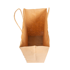 Image SACS SOS AVEC ANSES  80 G/M2 26+14x32 CM NATUREL KRAFT (250 UNITÉ) #4