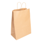Image SACS SOS AVEC ANSES  90 G/M2 32+16x43 CM NATUREL KRAFT (250 UNITÉ) #2