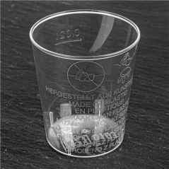 Image VERRES INJECTÉS LIQUEUR 20 ML Ø 3,7/2,8x4,2 CM TRANSPARENT PS (2700 UNITÉ) #4