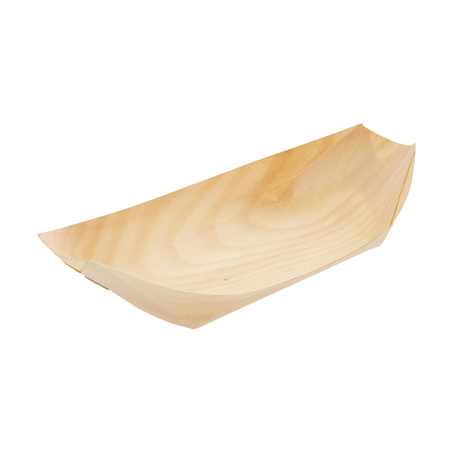 Image BARQUETTES EN FEUILLE DE PEUPLIER  19,5x10x2,5 CM NATUREL BOIS (1000 UNITÉ) #1