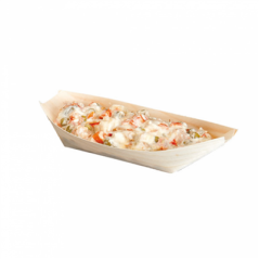 Image BARQUETTES EN FEUILLE DE PEUPLIER  19,5x10x2,5 CM NATUREL BOIS (1000 UNITÉ) #3