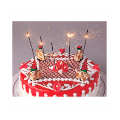 10 U. CIERGES MAGIQUES LONGS  30 (h) CM (1 UNITÉ)