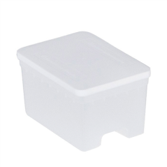 Image BARQUETTES + COUVERCLES 220 ML 9x6,5x5 CM TRANSLUCIDE PP (240 UNITÉ) #1