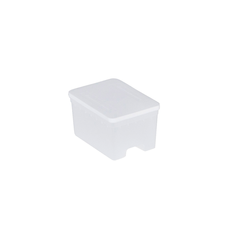 BARQUETTES + COUVERCLES 220 ML 9x6,5x5 CM TRANSLUCIDE PP (240 UNITÉ)