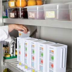 Image MODULE CONSERVATEUR 5 BARQUETTES  12x10,5x28,4 CM BLANC HDPE (1 UNITÉ) #5