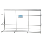 SUPPORT MURAL POUR 5 MODULES 53x14x30 CM INOX (1 UNITÉ) Image SUPPORT MURAL POUR 5 MODULES 53x14x30 CM INOX (1 UNITÉ) #1