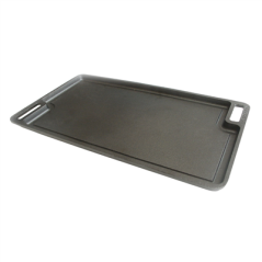 Image PLAQUE À GRILLER 46x25x1 CM NOIR FER (1 UNITÉ) #1