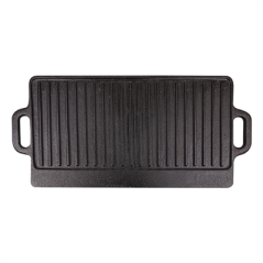 PLAQUE À GRILLER 50,5/42x23x1 CM NOIR FER (1 UNITÉ)