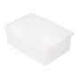 RÉCIPIENT ALIMENTS + COUVERCLE INCORPORÉ 1450 ML 20,5x14x8 CM BLANC PP (1 UNITÉ) Image RÉCIPIENT ALIMENTS + COUVERCLE INCORPORÉ 1450 ML 20,5x14x8 CM BLANC PP (1 UNITÉ) #1