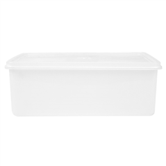 RÉCIPIENT ALIMENTS + COUVERCLE INCORPORÉ 1450 ML 20,5x14x8 CM BLANC PP (1 UNITÉ)