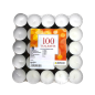 Image 100 U. BOUGIES CHAUFFE PLATS  Ø3,8x1,6 CM BLANC PARAFFINE (1 UNITÉ) #2