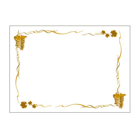 Image SETS DE TABLE 'BACCHUS' 48 G/M2 31x43 CM BLANC CELLULOSE (2000 UNITÉ) #1