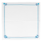 Image SERVIETTES ECOLABEL BLEU CIEL & CÉLESTE 'DOUBLE POINT - MAXIM' 18 G/M2 40x40 CM BLANC OUATE (1200 UNITÉ) #2