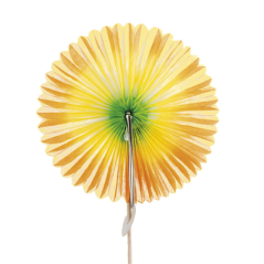 DÉCORS POUR GLACES "EVENTAILS CHINOIS"  Ø7x7 CM ASSORTI PAPIER (144 UNITÉ)