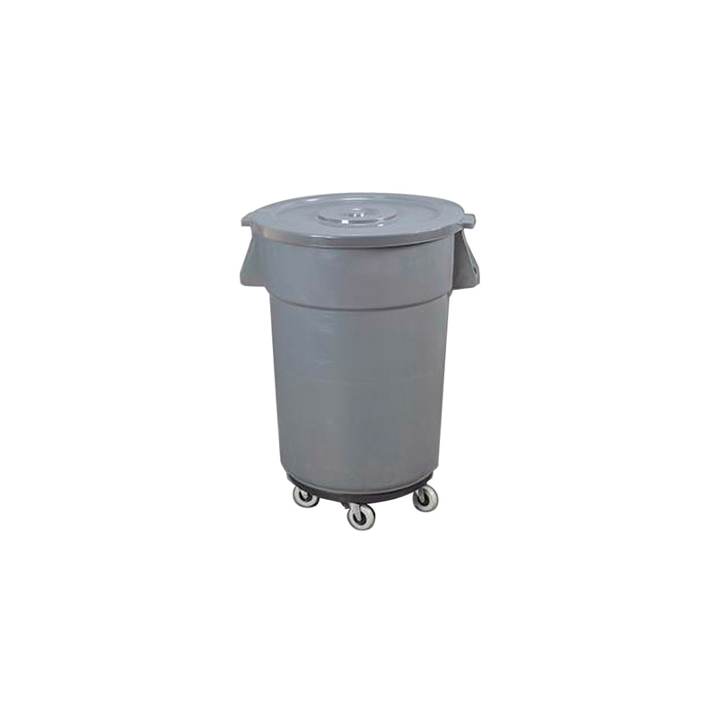 CONTENEUR AVEC COUVERCLE + ROUES 167 L Ø 61,5x79,5 CM GRIS PP (1 UNITÉ) CONTENEUR AVEC COUVERCLE + ROUES 167 L Ø 61,5x79,5 CM GRIS PP (1 UNITÉ)