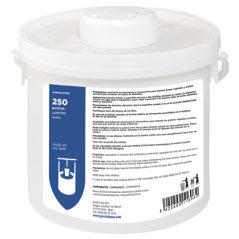 Image POTS DISTRIBUTEURS 250 LAVETTES  14x36 CM BLANC VISCOSE (1 UNITÉ) #1