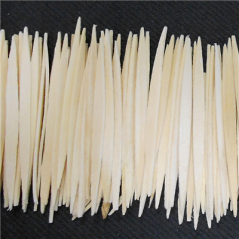 Image CURE-DENTS PLATS  6,5 CM NATUREL BOIS (2800 UNITÉ) #3