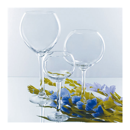 DÉCORATION GÉANTE - COUPE DE VIN  Ø 18,5x40 CM TRANSPARENT VERRE (1 UNITÉ)