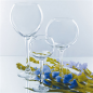 Image DÉCORATION GÉANTE - COUPE DE VIN  Ø 18,5x40 CM TRANSPARENT VERRE (1 UNITÉ) #2