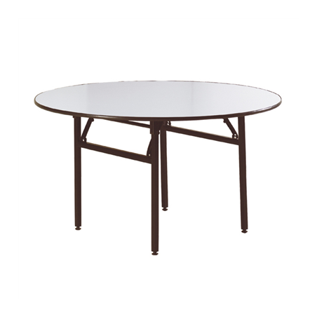 Image TABLES RONDES PLIABLES  Ø 122x76 CM NOIR ACIER (2 UNITÉ) #1