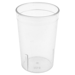 Image GOBELETS 240 ML Ø 6,2/5,4x9,9 CM TRANSLUCIDE SAN (72 UNITÉ) #1