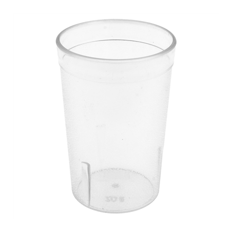 Image GOBELETS 240 ML Ø 6,2/5,4x9,9 CM TRANSLUCIDE SAN (72 UNITÉ) #1