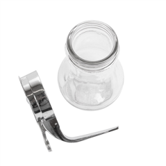 Image DISTRIBUTEUR SIROUP 220 ML 7x7x9,3 CM TRANSPARENT VERRE (1 UNITÉ) #3